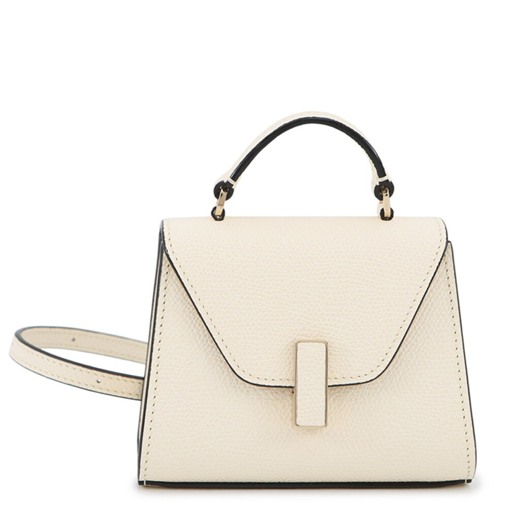 Valextra Iside Belt Leather Body Bag SGES0061028LOCPL99 2-way Shoulder White ...